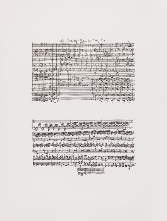Eduardo Chillida - Blatt 10 aus: Hommage à Johann Sebastian Bach - Weitere Abbildung