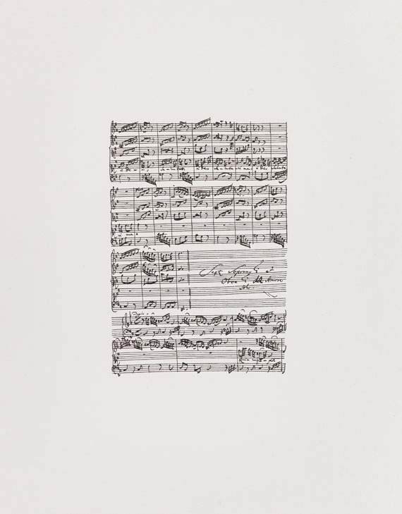 Eduardo Chillida - Blatt 2 aus: Hommage à Johann Sebastian Bach - Weitere Abbildung