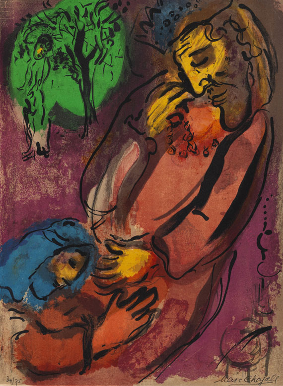 Marc Chagall - David and Absalom