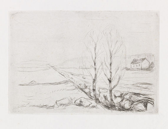Edvard Munch - Norwegische Landschaft