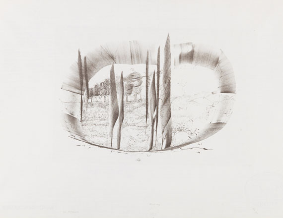 Gerhard Altenbourg - Konvolut (2 Bll.): Der grasverhangene Blick. Eine Sonnenseite - Weitere Abbildung