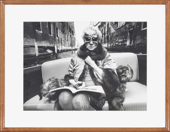 Stefan Moses - Peggy Guggenheim, Venedig - Rahmenbild