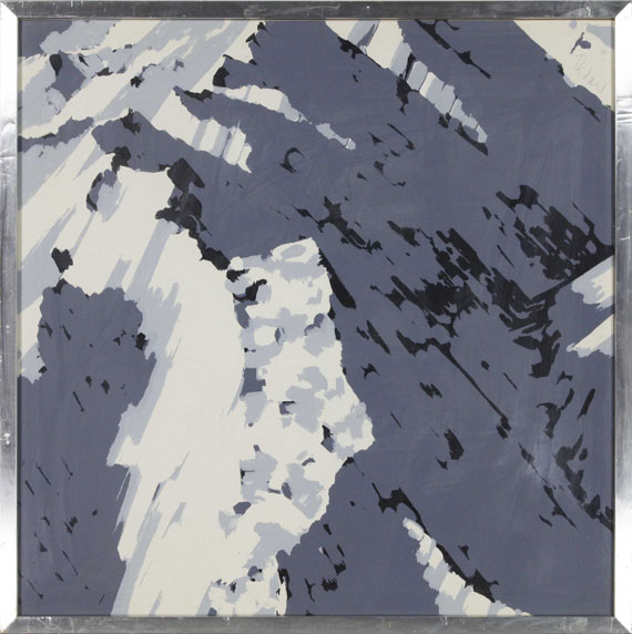 Gerhard Richter - Schweizer Alpen I - Rahmenbild