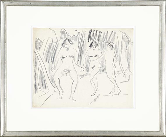 Ernst Ludwig Kirchner - Laufende Badende - Rahmenbild