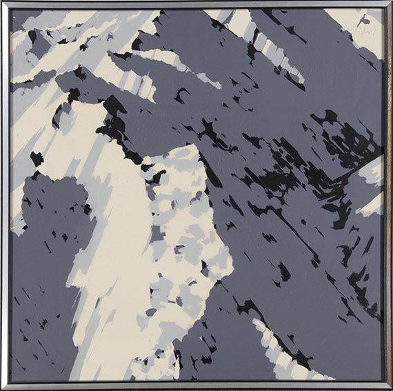 Gerhard Richter - Schweizer Alpen I (A2) - Rahmenbild