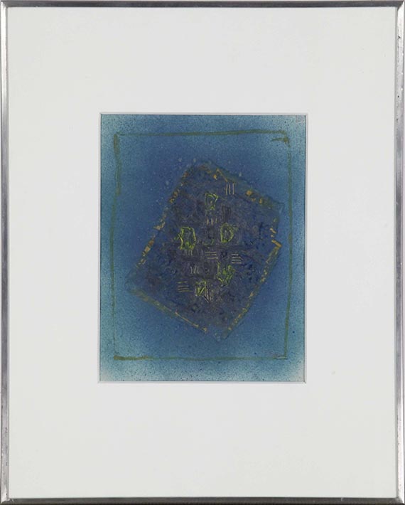 Fritz Winter - Abstrakte Komposition - Rahmenbild