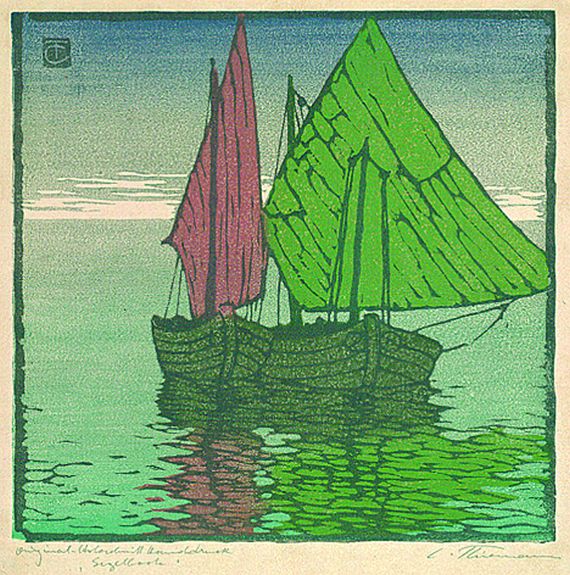 Carl Theodor Thiemann - Segelboote