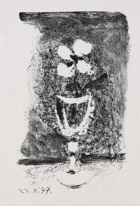 Pablo Picasso - after - Fleurs dans un Verre (V)
