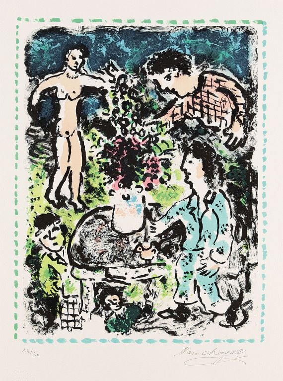 Marc Chagall - Ländliches Treffen