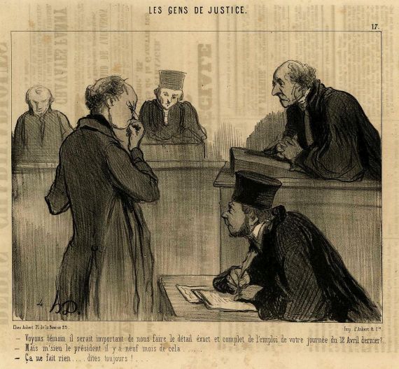 Honoré Daumier - Les gens de justice.