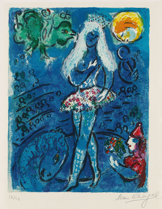 Marc Chagall - Die Tänzerin