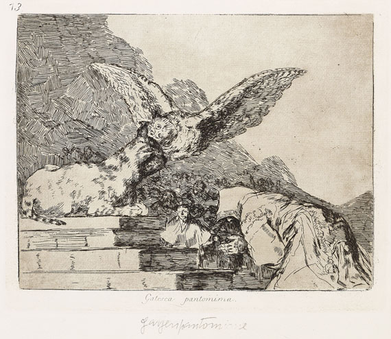 Francisco de Goya - Gatesca Pantomima