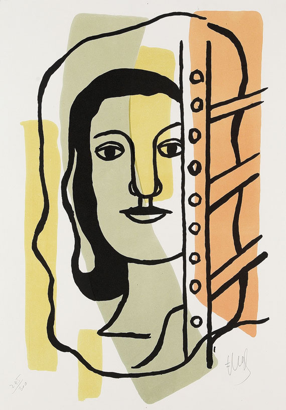 Fernand Léger - Tête de Femme