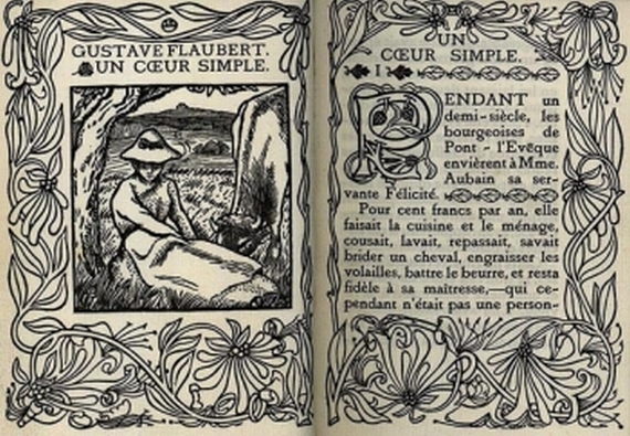 Lucien Pissarro - Flaubert, G., Un coeur simple