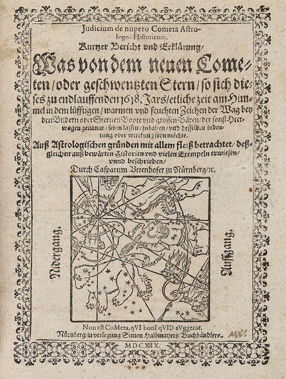Caspar Uttenhofer - De nupero Comete. 1619