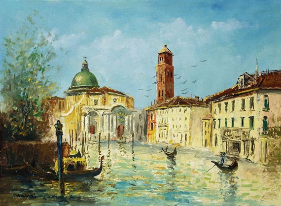 Paul Brachetti - Kanal in Venedig