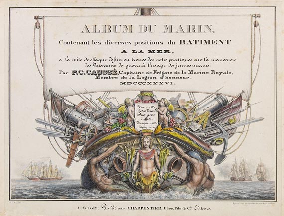 P. C. Caussé - Album du Marin. 2 Tle. 1836