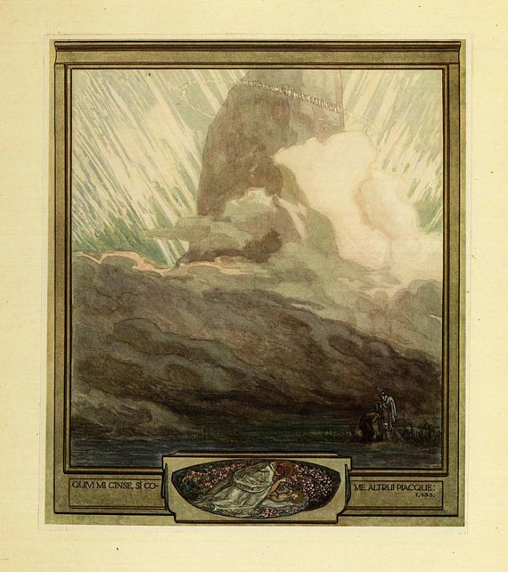 Franz von Bayros - Dante, Göttl. Komödie. 3 Bde. 1921