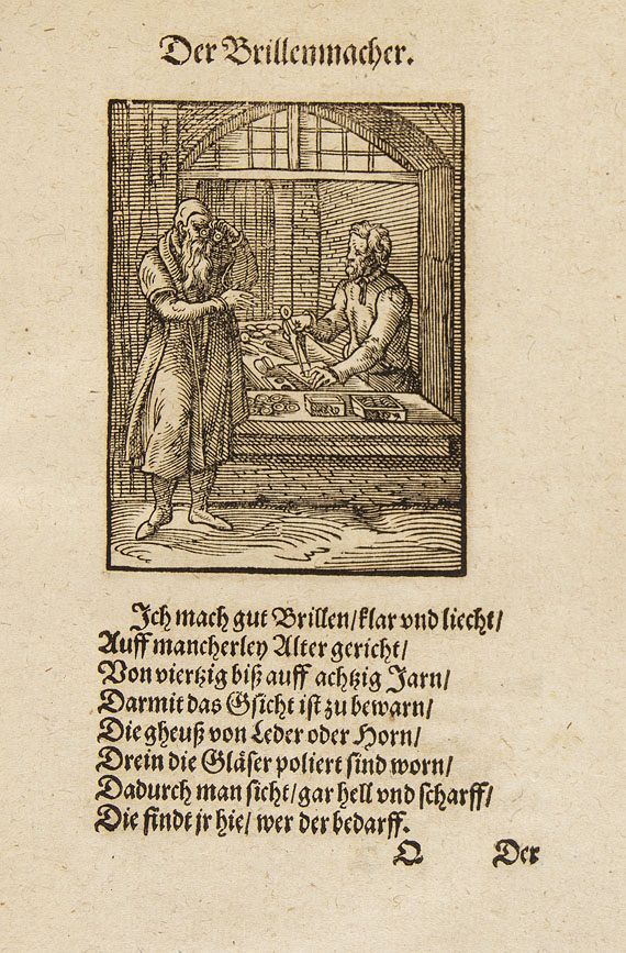 Hans Sachs - Beschreibung aller Stände. 1574.