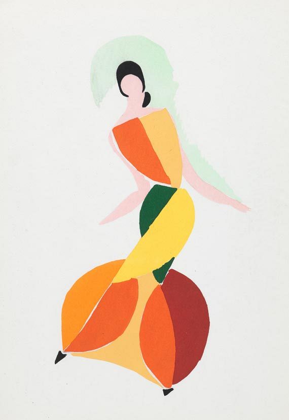 Sonia Delaunay-Terk - J. Damase, Robes Poèmes. 1969. - Weitere Abbildung