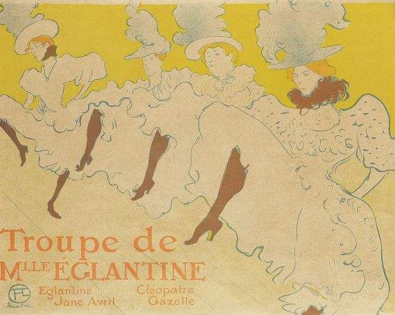 Henri de Toulouse-Lautrec - La Troupe de Mademoiselle Églantine