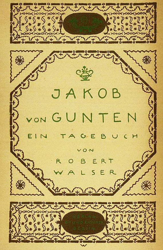 Robert Walser - Poetenleben, 1918 + Jakob. v. Gunten (1909) + Kleine Prosa (1917). Zus. 3 Tle. - Weitere Abbildung