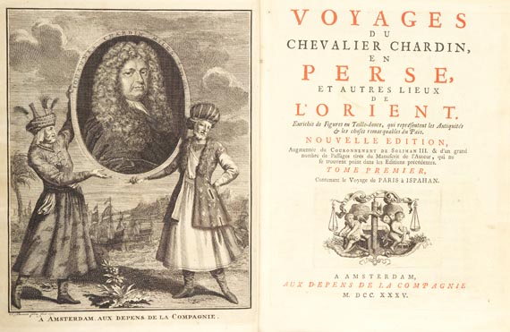 Jean-Baptiste Simeon Chardin - Voyages, 2 Bde. (Nr. 56), 1735