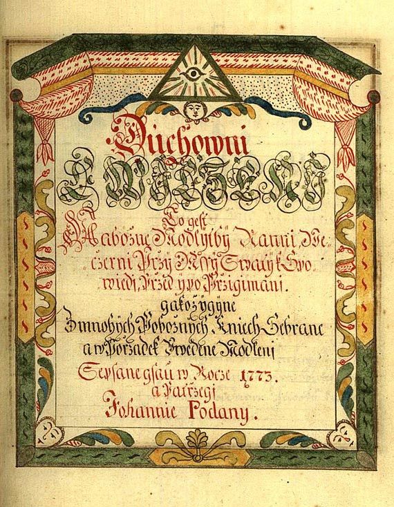  Manuskripte - Handschrift Tschechien 1773