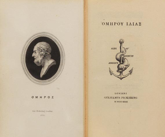  Homer - Ilias et Odyssea (griech.) (1831) - Weitere Abbildung
