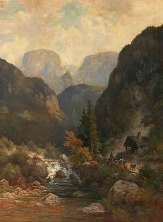 Ludwig Sckell - Bayerische Gebirgslandschaft