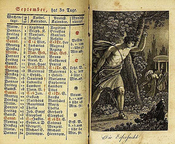 Blumenkorb - Blumenkorb. Ein Taschenbuch. 1829.