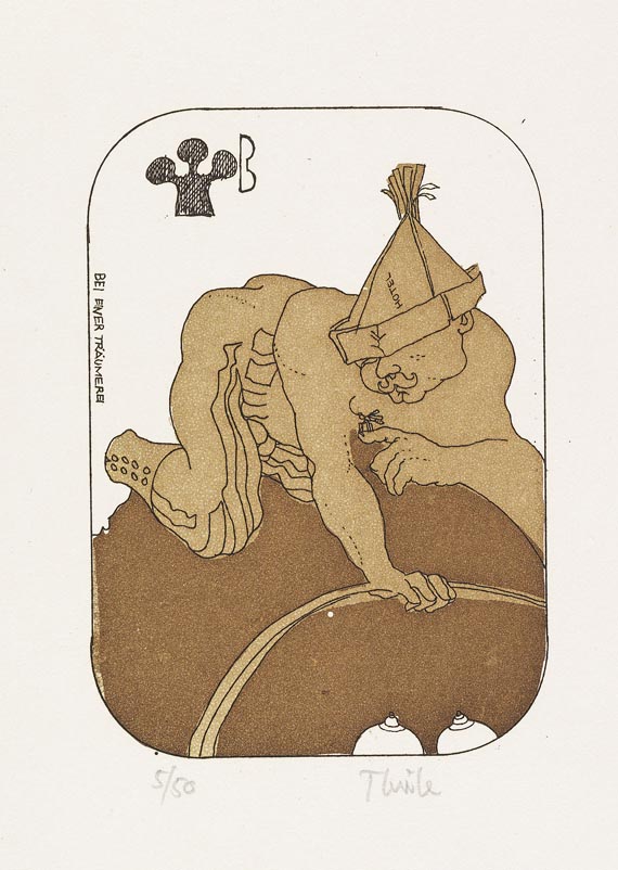 Peter Thiele - Kartenspiel. 1990. - Weitere Abbildung