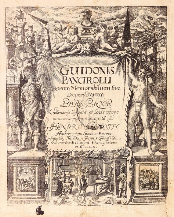 Guido Panciroli - Rerum memorabilium. 1660