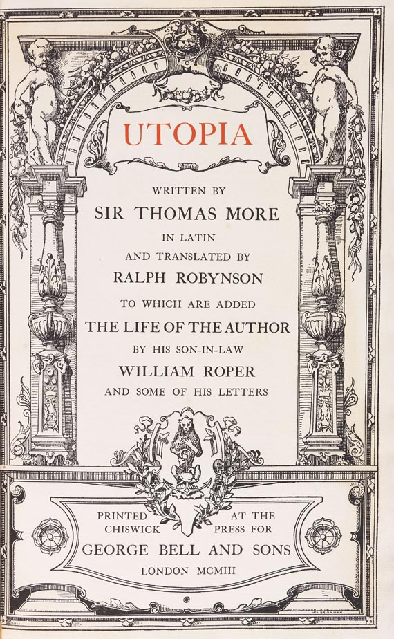  Chiswick Press - Moore, Thomas, Utopia (1903)