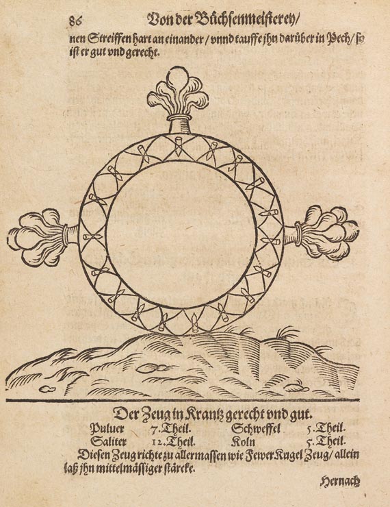Feuerwerk - Dambach, Christoff, Büchsenmeisterey. 1609