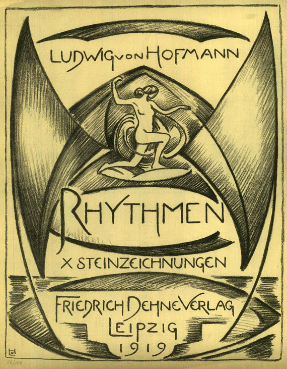 Ludwig von Hofmann - Rhythmen. 1919. 8 Blatt