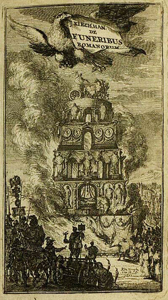 Romeyn de Hooghe - Kirchmann, Johannm, De funeribus Romanorum. 1672