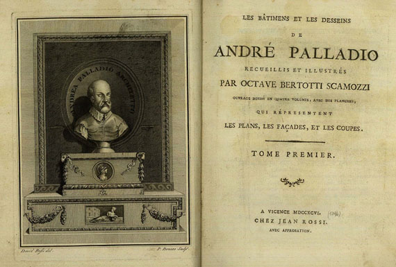 Andrea Palladio - Les bâtiments. 2 Bde. (1796)