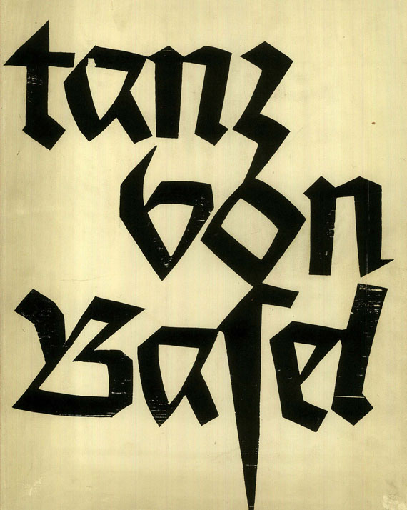 HAP Grieshaber - Totentanz von Basel. 1966