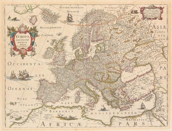  Europa - Janssonius, J., Europa. 1631 (1639f.).
