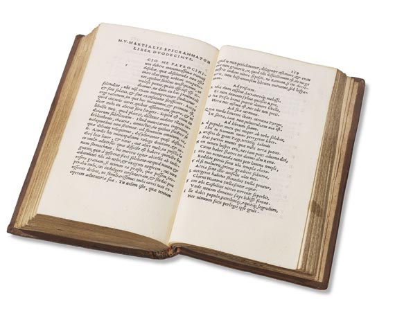 Aldus-Drucke - Martialis, Epigrammata. 1517