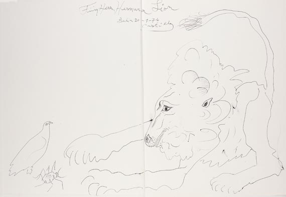 Jorge Castillo - Haftmann, W., Gemälde, Aquarelle ... 1975. Mit Orig.-Zeichnung
