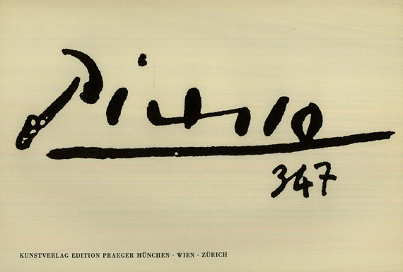 Pablo Picasso - Gravures 179-347. 1970. 2Bde.