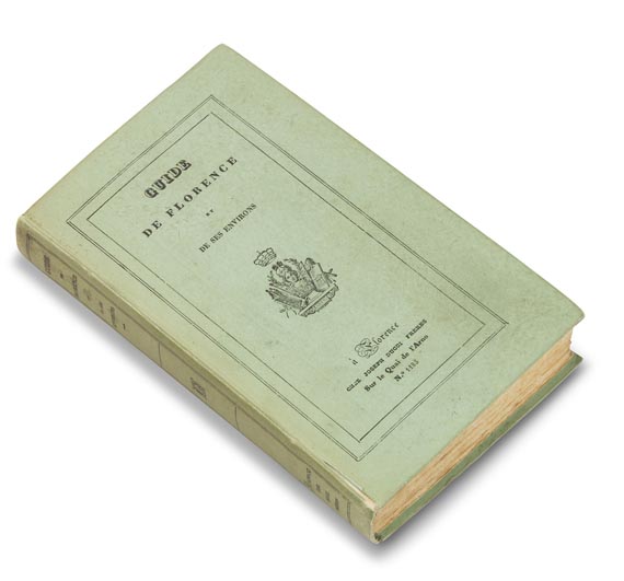 Alessandro Bulgarini - Guide de Florence. 1840 - Einband