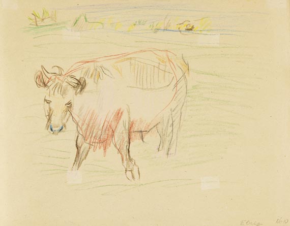 Oskar Kokoschka - Kühe in Elrig - Weitere Abbildung