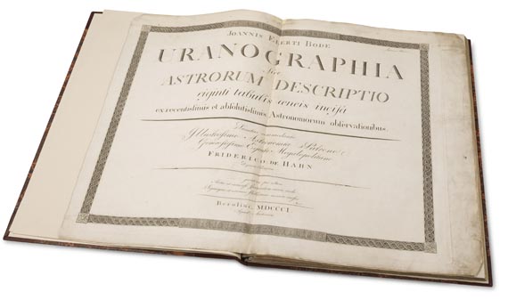 Johann Elert Bode - Uranographia. 1801