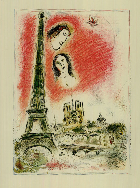 Marc Chagall - Mourlot: Lithographe (franz. Ausgabe). 3 Bde. 1960-74