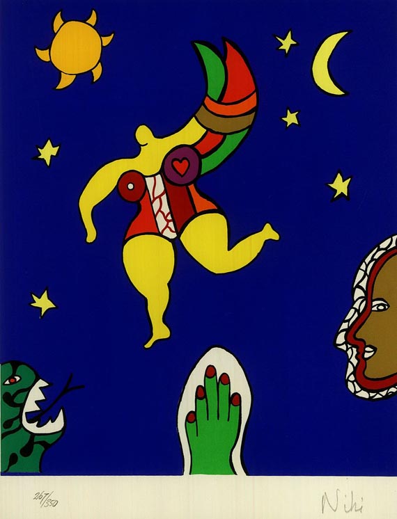 Niki de Saint-Phalle - Bilder - Figuren - Phantastische Gärten. 1987