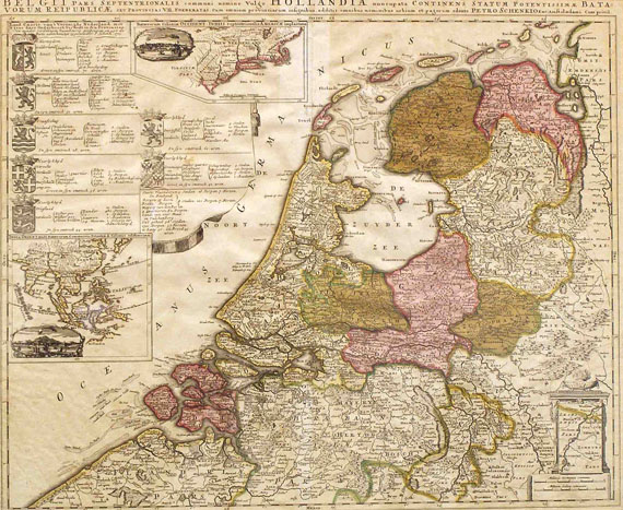  Niederlande - 1 Bl. Schenk, P., Belgii Pars. 1700