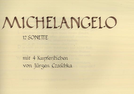 Jürgen Czaschka - Michelangelo. 1998